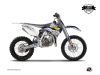 Husqvarna TC 85 Dirt Bike Predator Graphic Kit Purple Yellow LIGHT