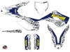 Husqvarna TC 85 Dirt Bike Predator Graphic Kit Purple Yellow