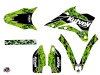 Kit Déco Moto Cross Predator Kawasaki 85 KX Noir Vert LIGHT