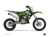 Kit Déco Moto Cross Predator Kawasaki 85 KX Noir Vert