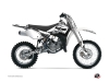 Suzuki 85 RM Dirt Bike Predator Graphic Kit White