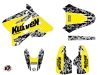 Suzuki 85 RM Dirt Bike Predator Graphic Kit Yellow LIGHT