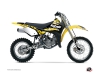 Kit Déco Moto Cross Predator Suzuki 85 RM Noir Jaune