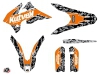 Kit Déco Moto Cross Predator KTM 85 SX Orange LIGHT