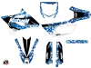 Kit Déco Moto Cross Predator Yamaha 85 YZ Bleu