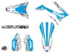 TM EN 125 Dirt Bike Predator Graphic Kit Blue LIGHT