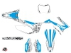 Kit Déco Moto Cross Predator TM EN 125 Bleu