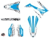 TM EN 250 FI Dirt Bike Predator Graphic Kit Blue LIGHT