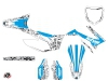 TM MX 250 Dirt Bike Predator Graphic Kit Blue