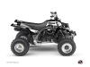 Yamaha Banshee ATV Predator Graphic Kit White