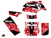 Yamaha Banshee ATV Predator Graphic Kit Red