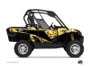 Graphic Kit Doors Suicide Blingstar Predator Can Am Commander 2011-2017 Black Yellow