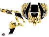 Can Am Commander UTV Predator Graphic Kit Black Yellow
