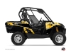 Can Am Commander UTV Predator Graphic Kit Black Yellow