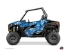 Graphic Kit Doors Low Dragonfire Predator UTV Polaris RZR 900S/1000/Turbo 2015-2017 Blue