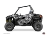 Graphic Kit Doors Low Dragonfire Predator UTV Polaris RZR 900S/1000/Turbo 2015-2017 Black