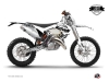 Kit Déco Moto Cross Predator KTM EXC-EXCF Blanc LIGHT