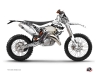 Kit Déco Moto Cross Predator KTM EXC-EXCF Blanc