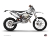 KTM EXC-EXCF Dirt Bike Predator Graphic Kit White