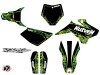 YCF F125 Dirt Bike Predator Graphic Kit Black Green