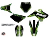 Kit Déco Moto Cross Predator YCF F125 Noir Vert