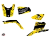 Suzuki King Quad 400 ATV Predator Graphic Kit Black Yellow