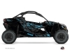 Can Am Maverick X3 UTV Predator Graphic Kit Black Blue