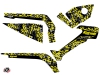 Can Am Outlander 1000 ATV Predator Graphic Kit Black Grey Yellow