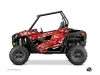 Kit Déco Portes Origine Predator SSV Polaris RZR 900S/1000/Turbo 2015-2017 Rouge