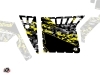Graphic Kit Doors Suicide Pro Armor Predator UTV Polaris RZR 570/800/900 2008-2014 Black Grey Yellow