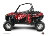 Graphic Kit Doors Suicide Pro Armor Predator UTV Polaris RZR 570/800/900 2008-2014 Red