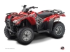 Kit Déco Quad Predator Honda Rancher 420 Noir Rouge