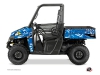 Polaris Ranger 900 XP UTV Predator Graphic Kit Blue