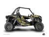 Polaris RZR 1000 UTV Predator Graphic Kit Black Grey Yellow