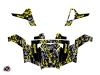 Polaris RZR 570 UTV Predator Graphic Kit Black Grey Yellow