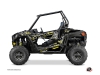 Polaris RZR 900 UTV Predator Graphic Kit Black Grey Yellow