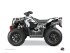 Polaris Scrambler 850-1000 XP ATV Predator Graphic Kit White