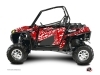 Kit Déco Portes Standard XRW Predator SSV Polaris RZR 570/800/900 2008-2014 Rouge