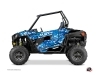 Graphic Kit Doors Standard XRW Predator UTV Polaris RZR 900S/1000/Turbo 2015-2017 Blue