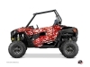 Kit Déco Portes Standard XRW Predator SSV Polaris RZR 900S/1000/Turbo 2015-2017 Rouge