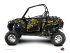 Kit Déco Portes Suicide XRW Predator SSV Polaris RZR 570/800/900 2008-2014 Noir Gris Jaune