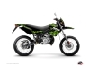 Derbi Xrace 50cc Predator Graphic Kit Black Green