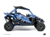 Yamaha YXZ 1000 R UTV Predator Graphic Kit Blue