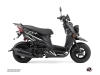 Yamaha BWS 50 - ZUMA 50F Scooter Predator Graphic Kit Black Grey