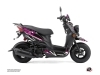 Yamaha BWS 50 - ZUMA 50F Scooter Predator Graphic Kit Black Pink