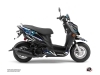 Yamaha ZUMA 50FX Scooter Predator Graphic Kit Black Blue