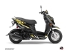 Kit Déco Scooter Predator Yamaha ZUMA 50FX Noir Jaune