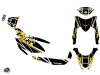 Yamaha ZUMA 50FX Scooter Predator Graphic Kit Black Yellow