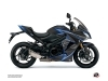 Suzuki GSX-S 1000 F Street Bike Profil Graphic Kit Black Blue