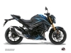 Kit Déco Moto Profil Suzuki GSX-S 750 Noir Bleu